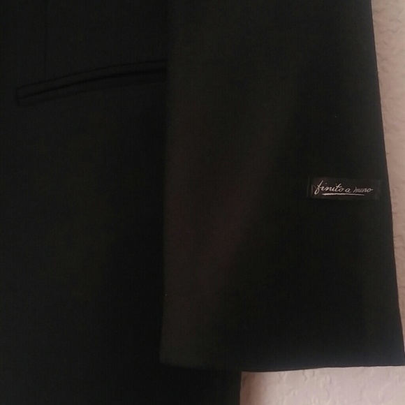 Tuxedo Jacket Black Italian Wool SZ 31R - Picture 3 of 7